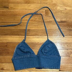 Denim Crop Top